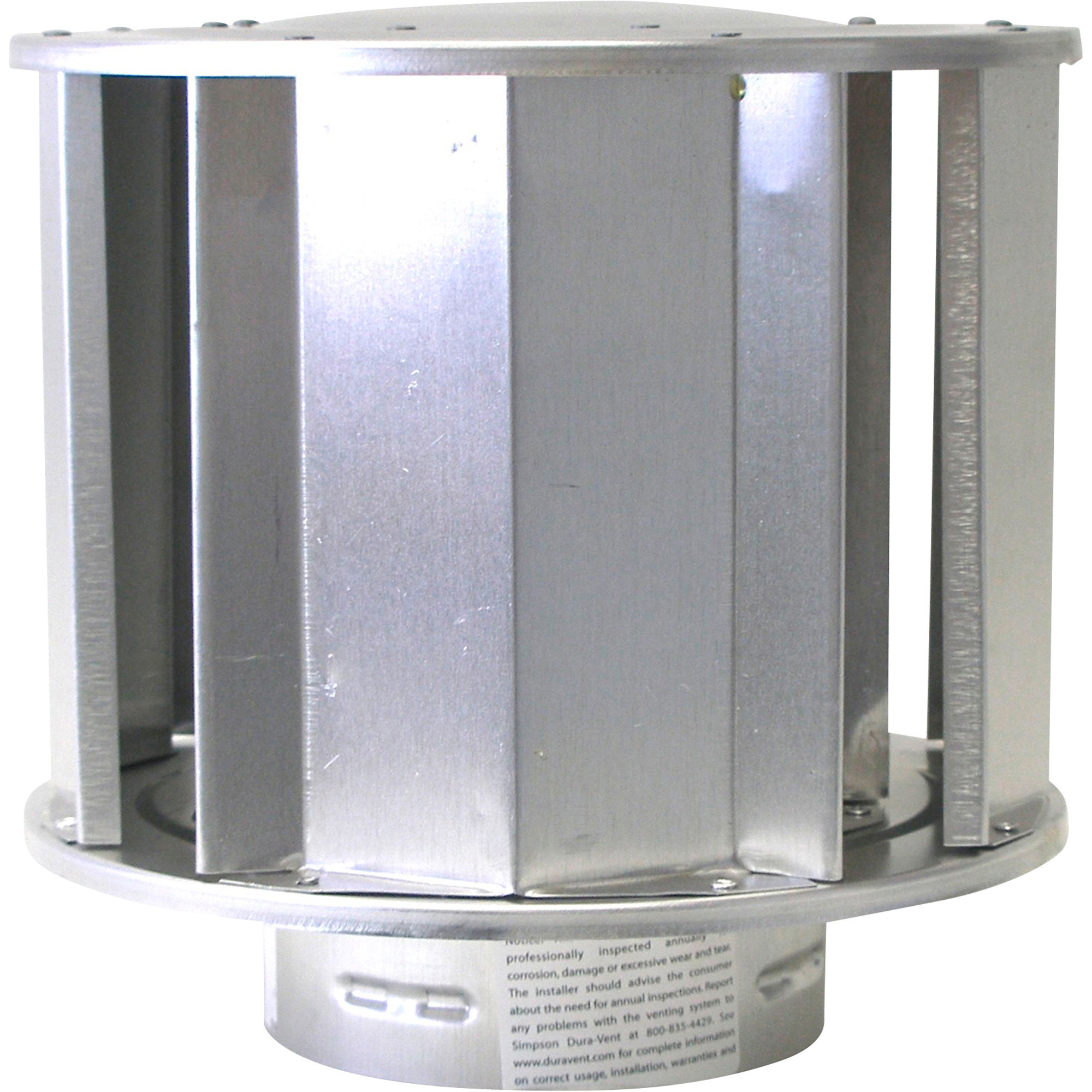 SunStar Heating Products Vent Cap - 4in., Sidewall or Roof Venting, Model# 30297040